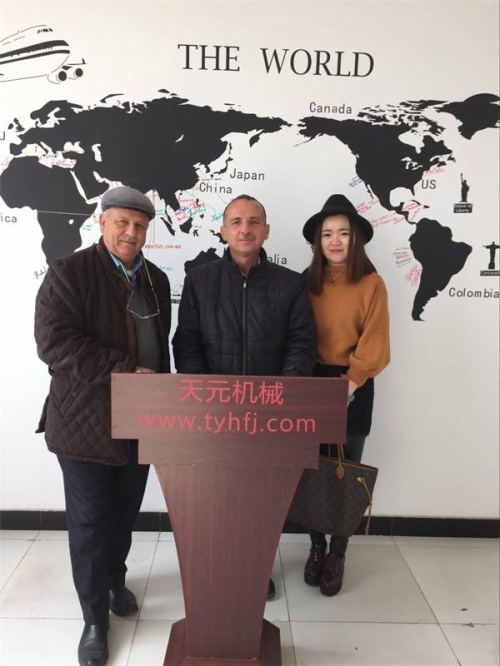 Israeli Customer Came To Visit Our Factory On Mar 01,2016 For Discussing About Single Needle Computerized Quilting Machine, Pillow Filling Machine etc.